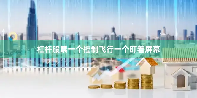 杠杆股票一个控制飞行一个盯着屏幕